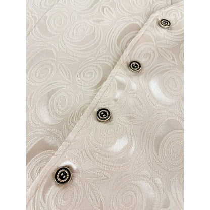 Suit Vest Man Business Casual Single-breasted Male Waistcoat Slim Printed V-neck Sleeveless Versatile Men Banquet Vest