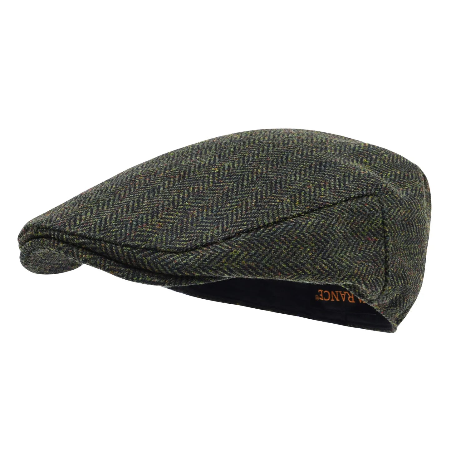Men's Herringbone Flat Ivy Newsboy Hat Wool Blend Gatsby Cabbie Cap