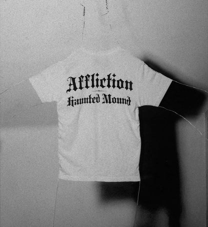 Y2K Gothic T Shirt Haunted Mound Ghost Skull Pattern Streetwear Men Women Harajuku Hip Hop Vintage Unisex Cotton Short Sleeve