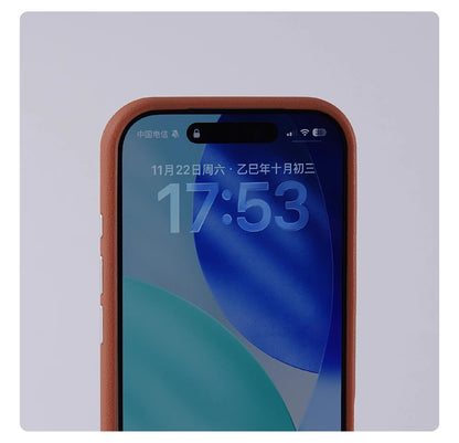 Luxury Rotation KickStand Business PU Leather Case For iPhone 17 Pro Max 16 15 14 13 For MagSafe Magnetic Matte Shockproof Cover