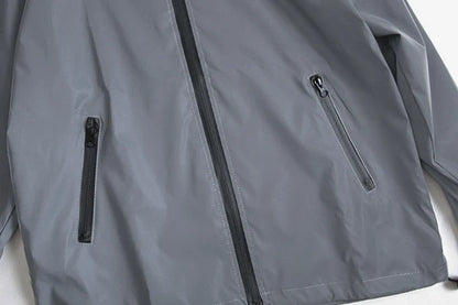 Night Reflective Clothes Spring New Men's Hooded Jacket Outdoor Run Casual Windproof Coat Couples Hip-hop Streetwear S-5XL