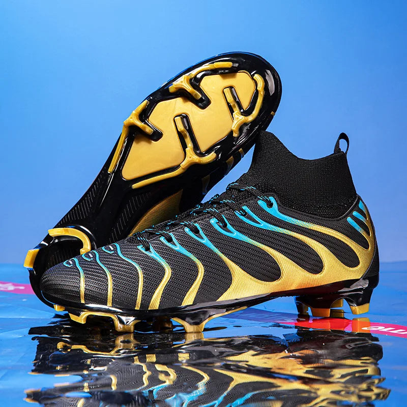 Men's Football Boots TF/FG Adults Soccer Shoes Professional High Quality Soccer Cleats Teenager Anti-slip Outdoor Sports Sneaker