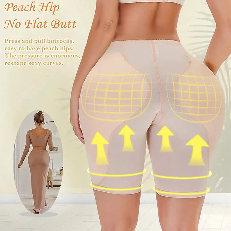 Hip Butt Enhancer Butt Lifter Padded Panties Pad Shapewear Bottom Enhance 6XL Hip Dip Smooth Women Body Shaper Panties