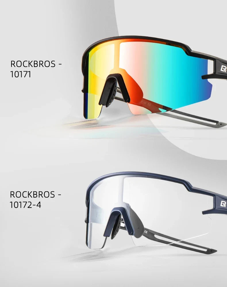 Cycling Glasses Photochromic Glasses Bicycle Glasses Eyewear Goggles Windproof Bicycle Outdoor Sports Sunglasses