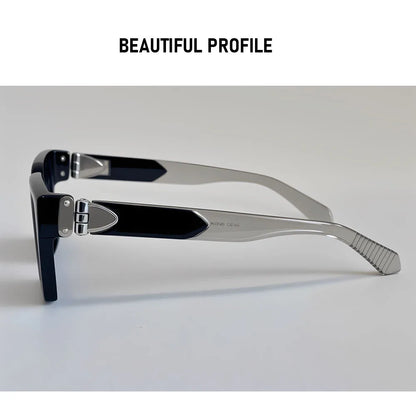 Blue Square Sunglass Men Luxury 2026 Sunglasses Women Trendy Woman Vintage Designer Fashion Glasses Gafas De Sol Hombre Lunette