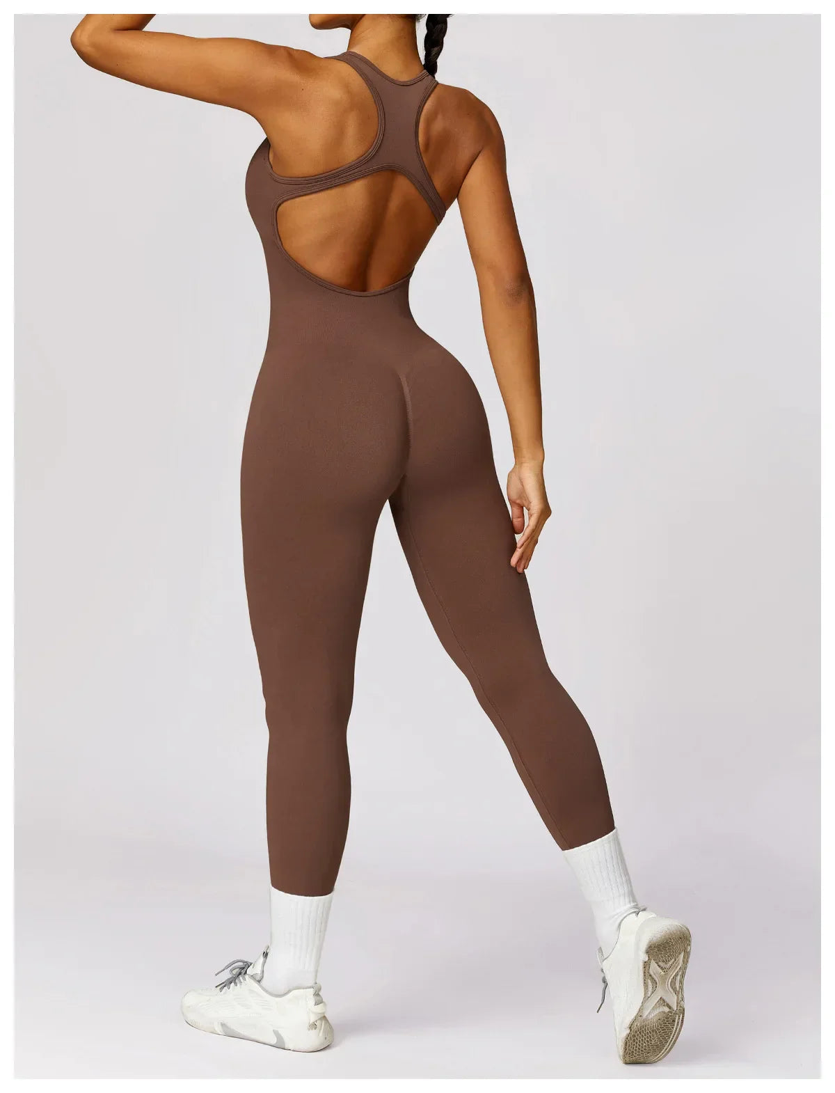 Sexy Back V Jumpsuit Gym Set Women Training Yoga Suit Sportswear Women Sports Jumpsuit Fitness Rompers Stretch Workout Bodysuits