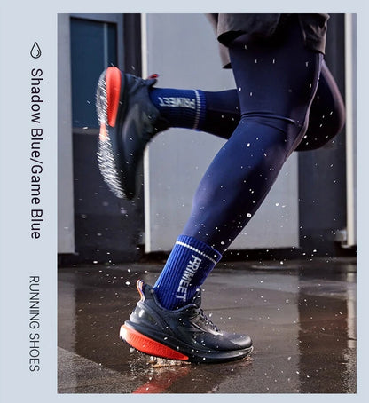 7.0 Men Running Shoes Anti Splash Rainproof Technology Non-Slip Cushioning Rebound Male Sneakers 672432239
