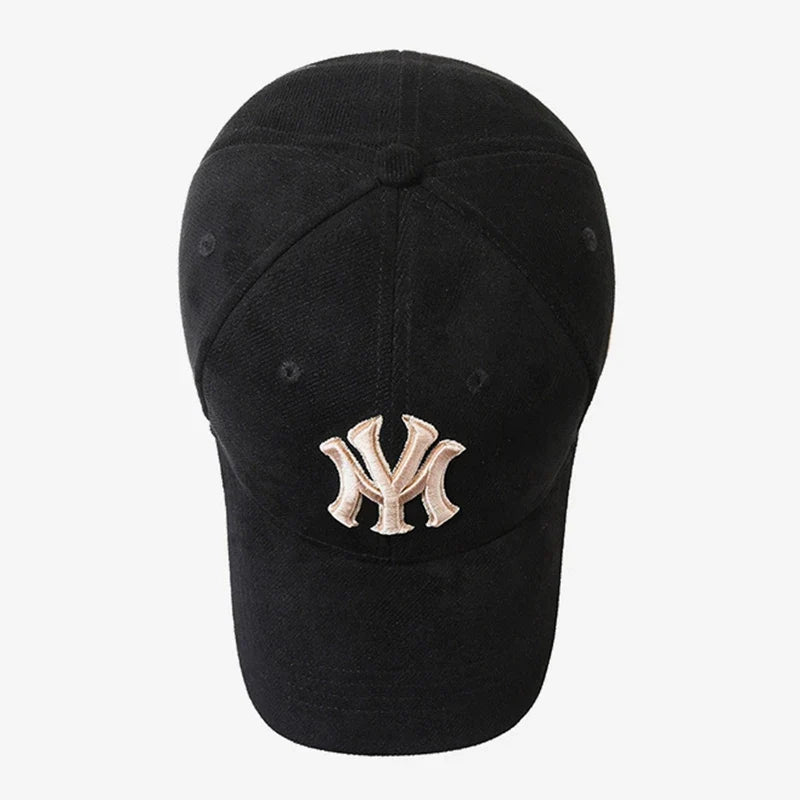 Fashion Embroidered Letters Baseball Cap for Men Women, Adjustable Unisex Couple Matching Sun Hat, Trendy Casual Duck Bill Cap