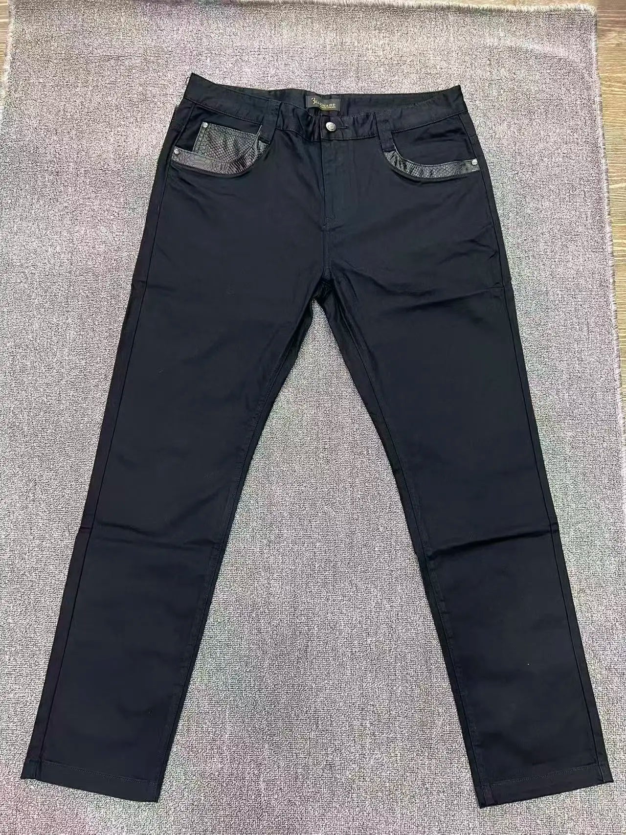 Jeans Men 2026 Spring Summer new fashion Embroidery comfortable elasticity outdoors Big size 34-42 Pants