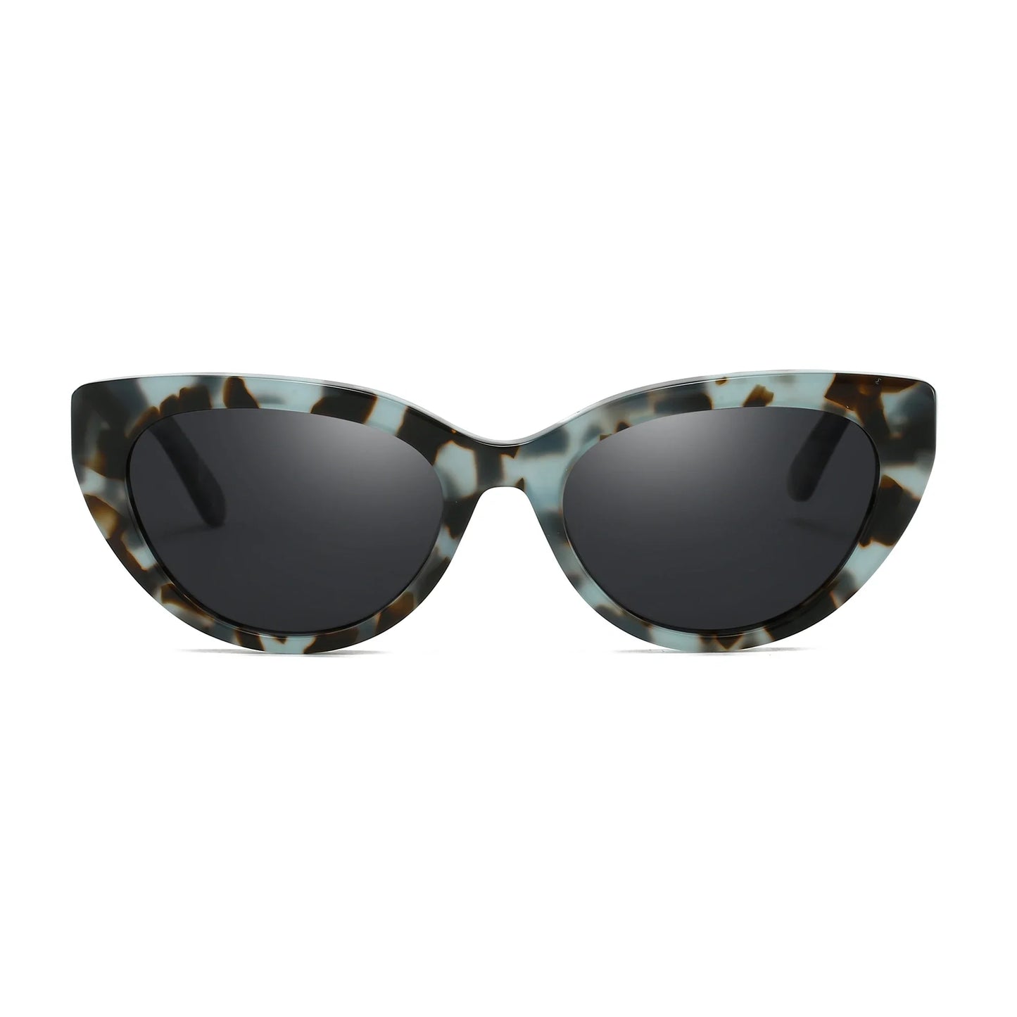 Retro Polarized Sunglasses Women Vintage Shades UV400 Protection Fashion Cat Eye Acetate Sun Glasses Trendy