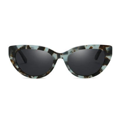 Retro Polarized Sunglasses Women Vintage Shades UV400 Protection Fashion Cat Eye Acetate Sun Glasses Trendy