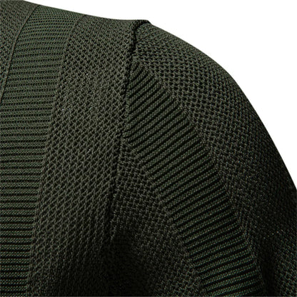 2025 Men's Solid & Striped Mesh Polo Shirt - Breathable Knit Casual Top with Turn-Down Collar