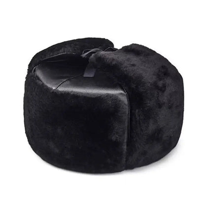 Outdoors Thick Bomber Hat Warm Ear Protection Winter Cap Casual Windproof Ushanka Fur Hat for Men Women