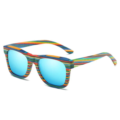 Natural Bamboo and Wooden Sunglasses VIP Manual Polarized Glasses Luxury Brand Environmental Degradable Glasses Gift Box