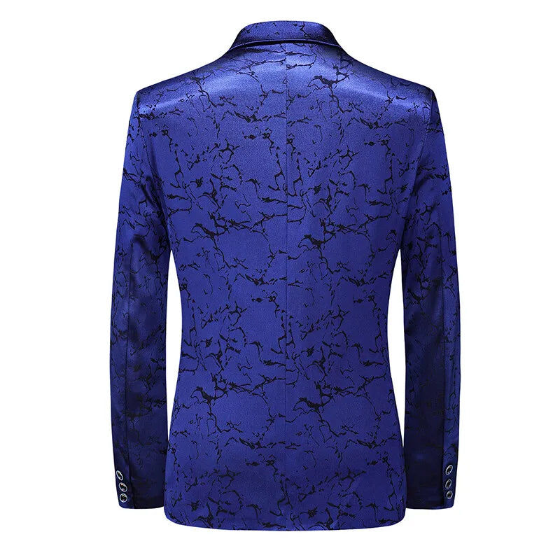 2026 New Men's Red Single-breasted V-neck Blazer Coat, Asian Fit Wedding Party Dress Jacket M-6XL New Arrivals