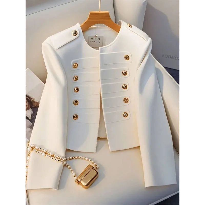 New Ladies Suit Jacket 2025 Spring Autumn Be All-match Fashion Female Blazer Coat Loose Korean Version Temperament Lady Overcoat