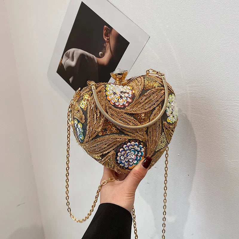 Luxury Gold Clutch Bags for Women 2025 Party Bags Evening Purse Designer Crossbody Bag New in Handbag Ladies hand bag sac femme