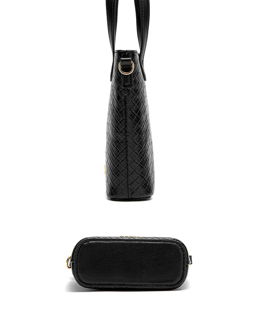 Women's Phone Bag 2025 New Black Simple Texture Women's Crossbody Bag Wallet