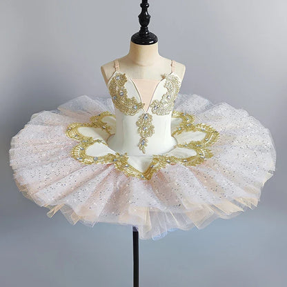 Princess Performance Fairy Tutu Kids Clothes Ballet Leotards for Girls Dress Stage Costumes Dance Wear Summer Children Clothing
