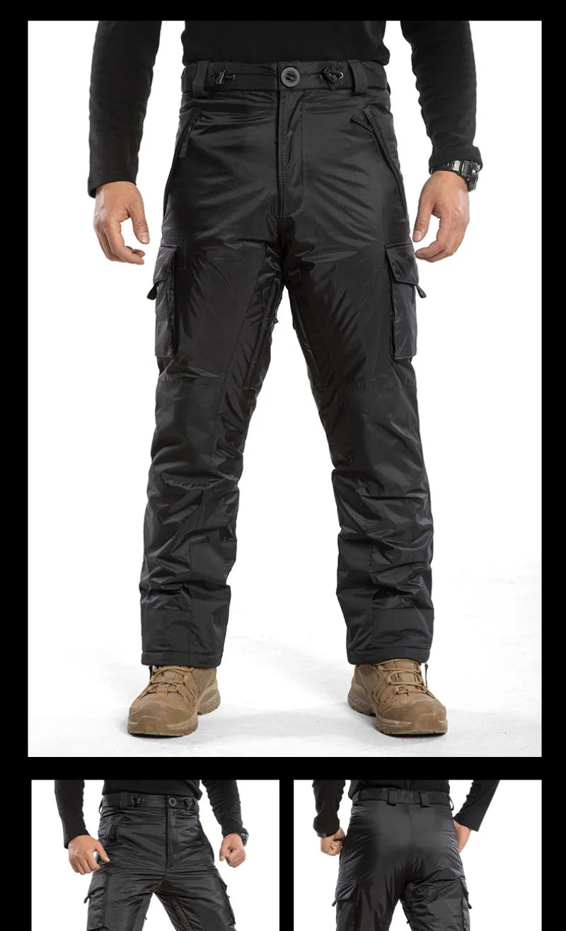 Winter Outdoor Camouflage Tactical Military Warmth Mountaineering Hiking Men Splash and Wind Proof Ski Pant