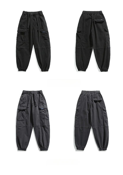 High Quality Cotton Cargo Pants For Men Japanese Streetwear Plus Size Tactical Pants Harajuku Casual Joggers Fashion Trousers