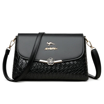 Women Small Square Flip cover Bags Retro Versatile Shoulder Strap Large Capacity Casual Portable Female Shoulder Crossbody Bags