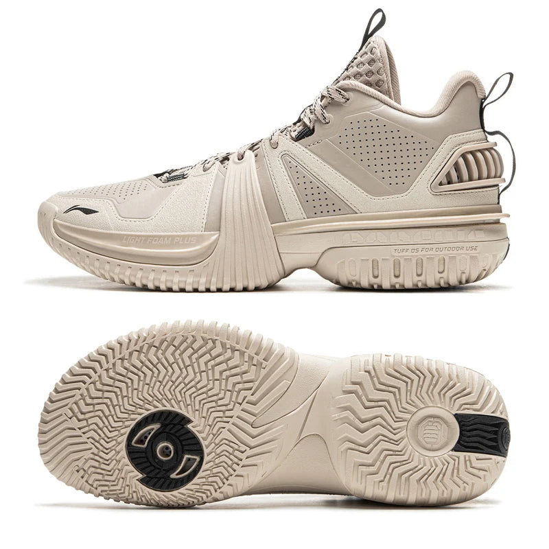 Men's BAD5 STORM 2024 WNTR Outdoor Basketball Shoes LIGHT FOAM PLUS Cushion TUFF OS Wearable LiNing Sneakers ABFU051