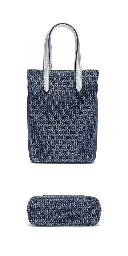 Casual Simple Handbag Mobile Phone Bag Autumn New Collection Women's Cowboy Shoulder Bag