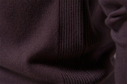 2021 New O-neck Pullover Men's Sweater Casual Solid Color Warm Sweater Men Winter Fashion Slim Mens Sweaters 11 Colors