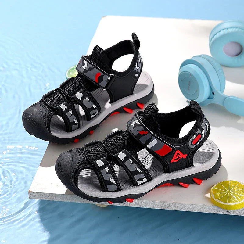 Children Girls Boys Sandals Children Beach Sandals Non-slip Soft Bottom Breathable Boys Shoes Outdoor Kids Shoes