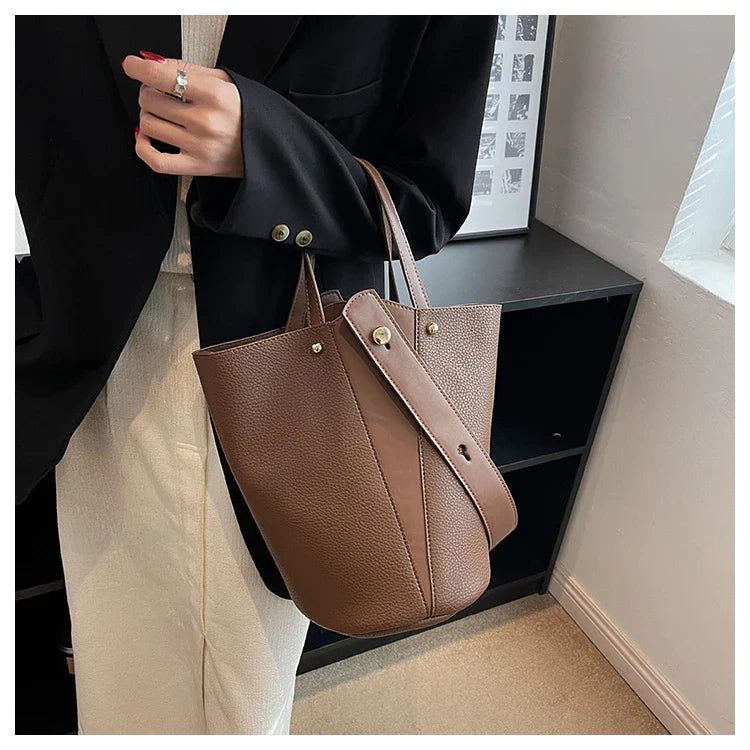 Fashion Trending Brand Luxury Designer Women Bags Female Handbags Solid Bucket Bag For Women 2026 Crossbody Shoulder Bags Totes