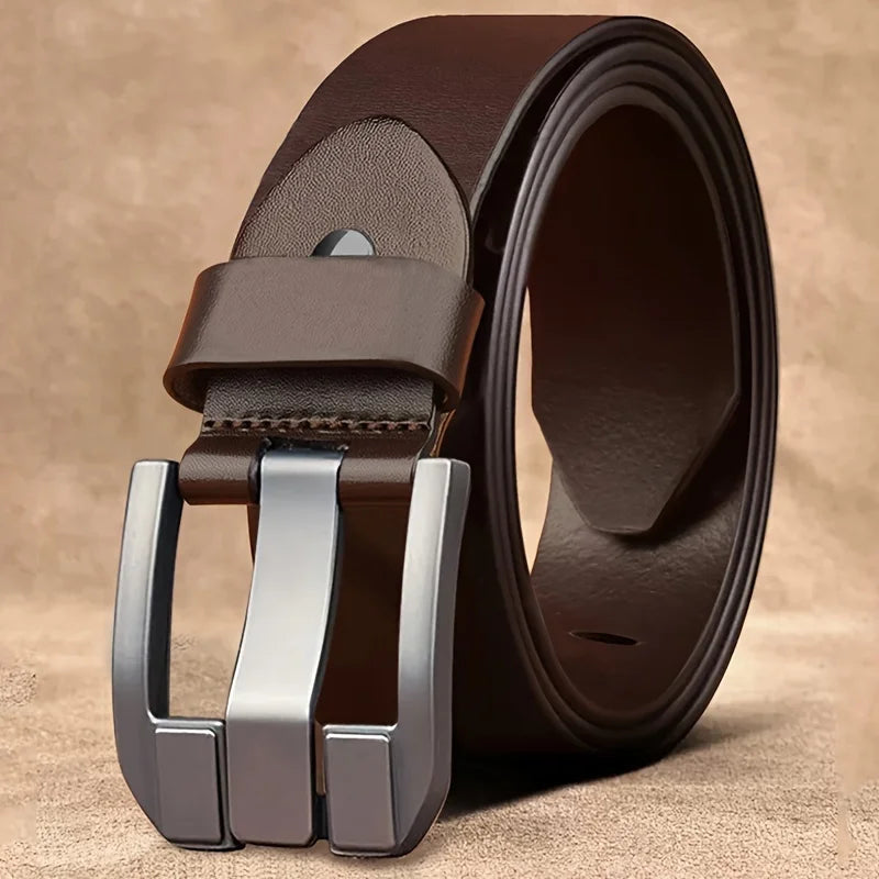 Unique Design For Men's Pin Buckle Belt Simple Fashion Men's Casual Business Belt Trendy Men's Waist Accessories Wholesale