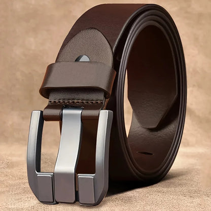 Unique Design For Men's Pin Buckle Belt Simple Fashion Men's Casual Business Belt Trendy Men's Waist Accessories Wholesale