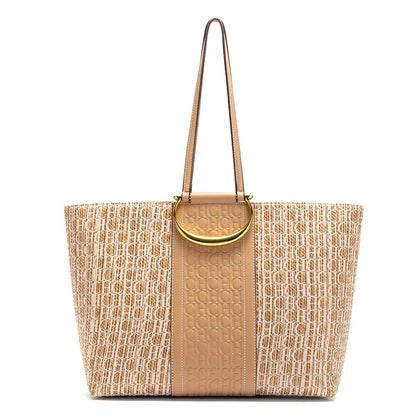 Women's Tote Bag New Large Capacity Brand Grass Weaving High Quality Handbag Women's Vacation Beach Bag Storage Bag
