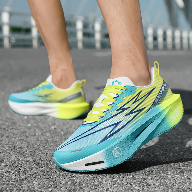 New Running Sneakers Men Lightweight Breathable Wear-Resistant Soft Gym Jogging Shoes Comfort Marathon Athletic Sports Shoes Man