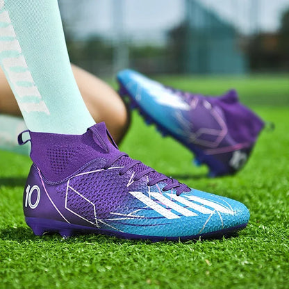 New Professional Football Boots Match Sport Sneakers Unisex Soccer Shoes Outdoor Non-slip Drop Shipping Training Sport Futsal