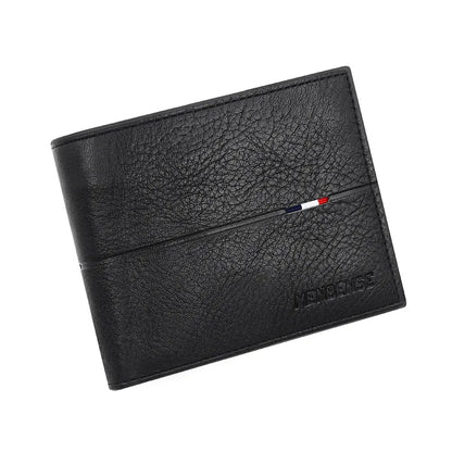 Men's Wallet Large Capacity Multi-Function Short Wallet Multi-slot Zipper Coin ID Credit Card Holder Men's Wallet Purse