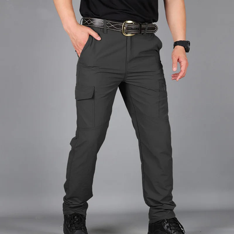 Male Cargo Pants Men Army Military Tactical Pants Streetwear Jogger Trekking Hiking Mountain Work Tourism Trousers Slim Fit