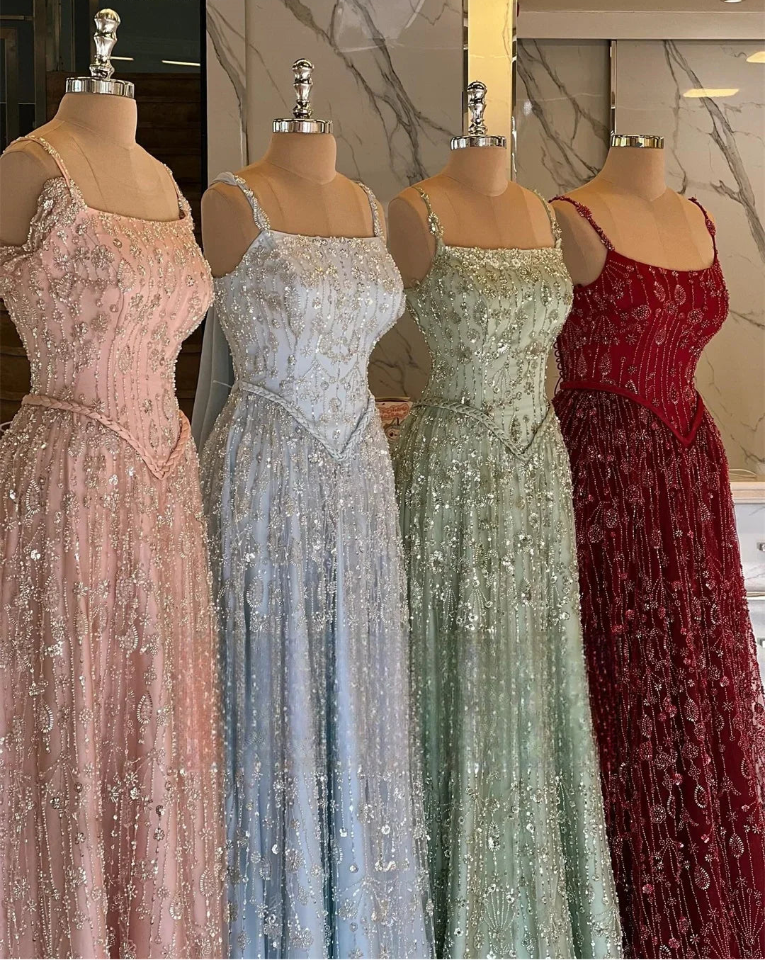 Gown Dress Beads Prom Dresses 2025 Luxury Evening Dresses Woman Elegant Shawl Robe Soiree Lace Custom Made Line A Long