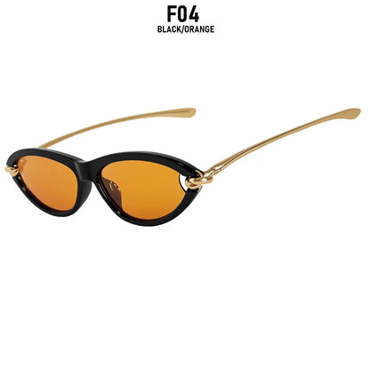 Vacation Cat Eye Sunglasses Women Trendy 2026 UV400 Protection Fashion Glasses Luxury Lentes De Sol Mujer Lunette Soleil Femme