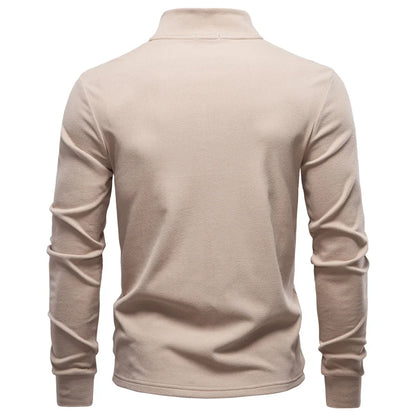 Men Solid Color Soft Shell Zipper Jacket Long Sleeve Pullover Breathable Warm Casual Streetwear