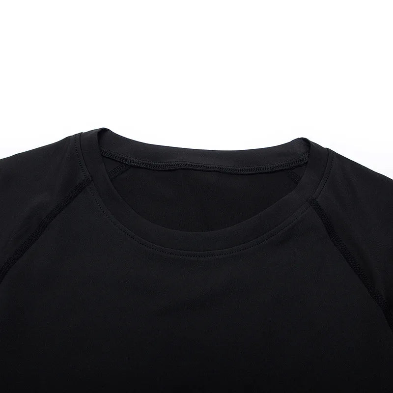 Men's Long Sleeves Fitness T-shirt Gym Compression Dry Fit T-shirt Sportswear Spring And Autumn Outdoor Sports Running Tees Tops