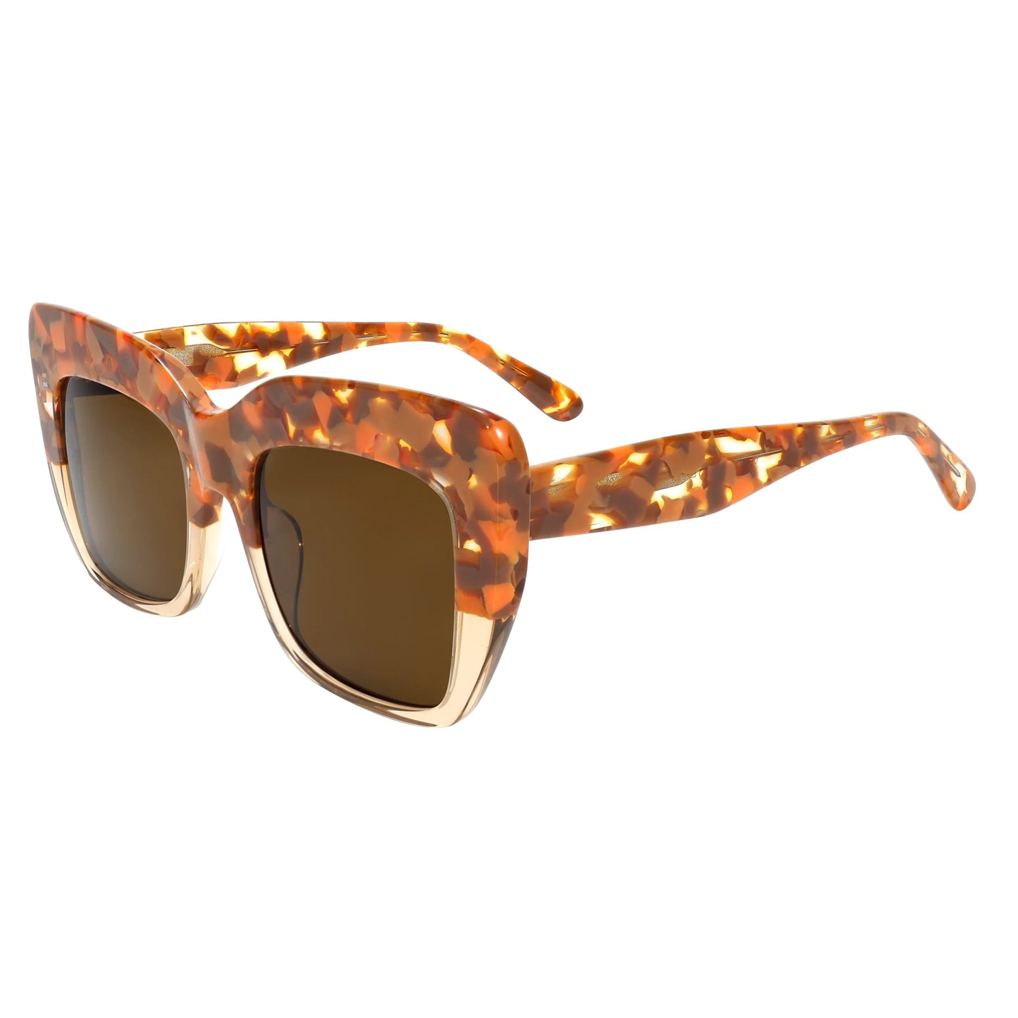 Fashion Sunglasses for Daily Wear Women Retro Asymmetric Cat Frame UV400 Polarized Office Outdoor Style  Fashion Trendy