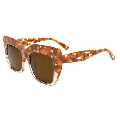 Fashion Sunglasses for Daily Wear Women Retro Asymmetric Cat Frame UV400 Polarized Office Outdoor Style  Fashion Trendy