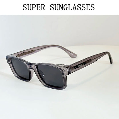 Polarized Sunglass Men Vintage Sunscreen Square Sunglasses Women Trendy Fashion Glasses Gafas De Sol Hombre Lunette Soleil Femme