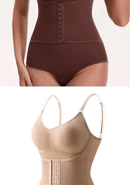 Women shapewear bodysuit tummy control tight slimming body shaper bodysuit with bras