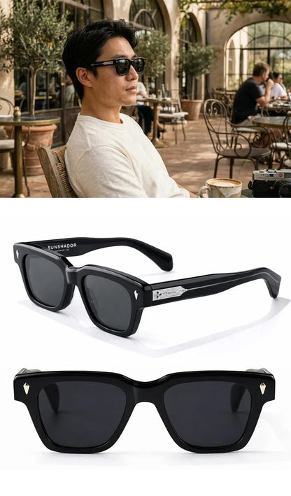 Luxury Brand Original Top Quality Sunglasses Handmade Acetate Men Gafas De Sol Designer Women Outdoor UV400 Protective SUN GLASS