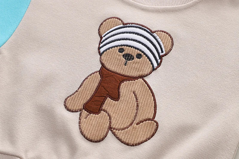 New Spring Autumn Baby Girls Clothes Suit Children Boys Cartoon T-Shirt Pants 2Pcs/Sets Toddler Casual Costume Kids Tracksuits