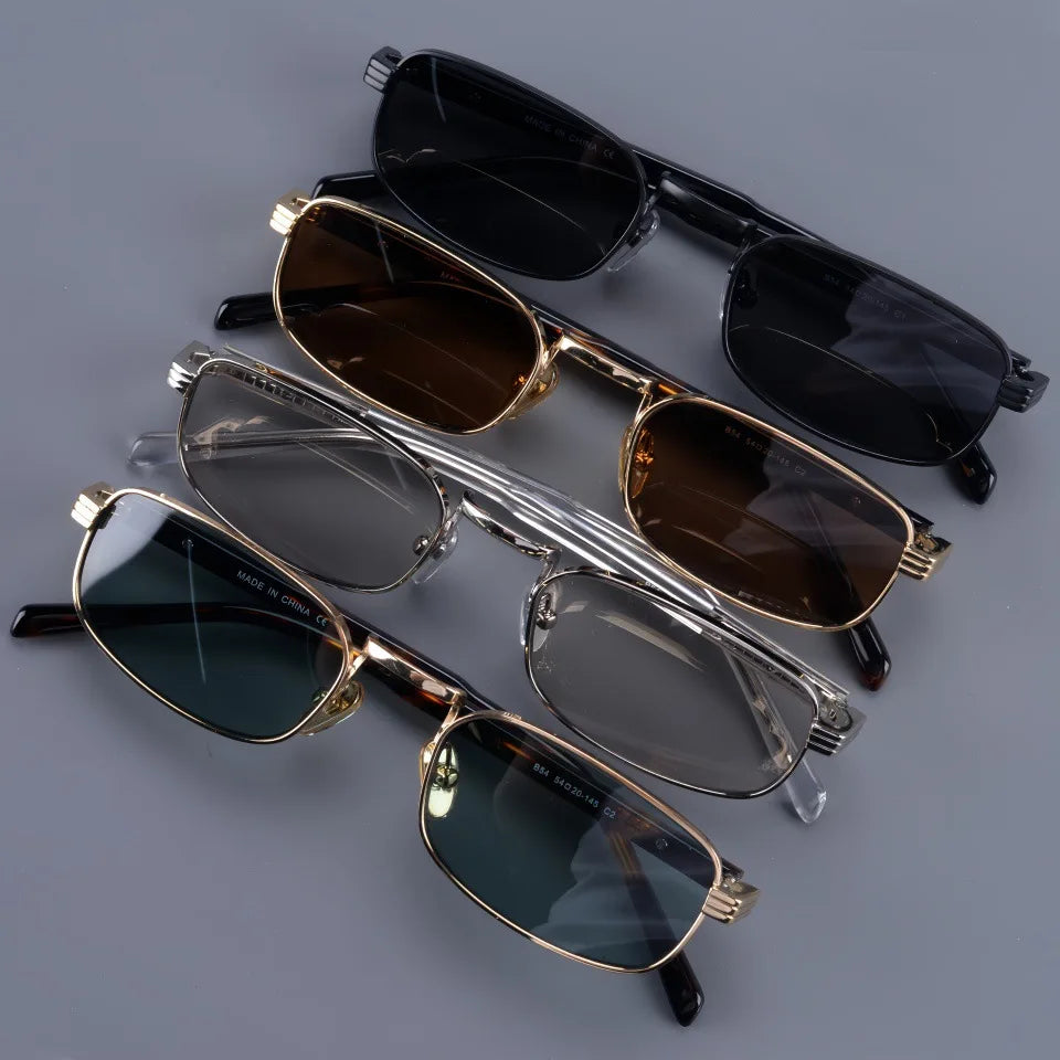 Small Square Top Quality Titanium Acetate Women Sunglasses Luxur Brand Designer Personality Retro Outdoor Men Sun Glasses UV400