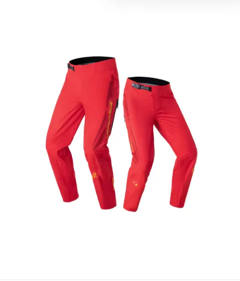 Reathable Ultra-Thin Comfortable Cycling Trousers Zipper Design with Pockets for Bike Motorcycle Sports Four Seasons Wearable